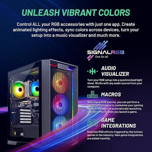 Skytech Gaming Nebula Gaming PC Desktop – Intel Core i3 12100F 3.3 GHz, NVIDIA RTX 3050, 500GB NVME SSD, 16GB DDR4 RAM 3200, 600W Gold PSU, Wi-Fi, Windows 11 Home 64-bit thumbnail 2