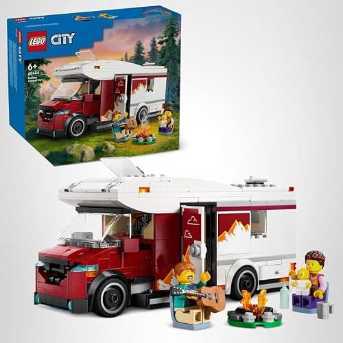 LEGO City Holiday Adventure Camper Van Building Toy Set - Vacation Toy for Kids, Boys and Girls, Ages 6+ - Includes 3 Minifigures and Accessories - Gift Idea for Birthdays & Holidays - 60454 thumbnail 9