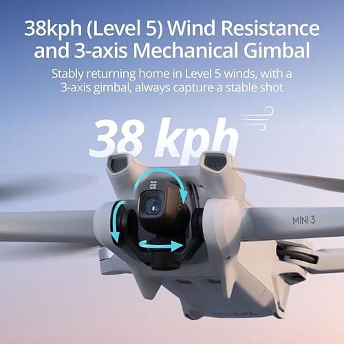 DJI Mini 3 Fly More Combo (DJI RC), Drones with Camera for Adults 4K, 3 Batteries for 114-min Flight Time, Vertical Shooting, 32800ft (10km) Video Transmission, Lightweight Mini Drone for Beginners thumbnail 5