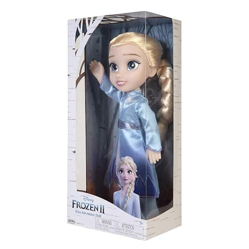 Disney Princesse - Poupée 38cm Elsa La Reine des Neiges - Licence Officielle Disney - Collection Mon Amie Princesse - avec Robe de Voyage et Accessoires - Cadeau Magique - Cadeau Enfants Dès 3 Ans thumbnail 11