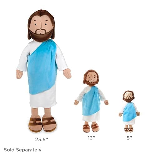 Hallmark My Friend Jesus Plush Doll, 13" Small Stuffed Jesus, Religious Gift for Kids, Baptism, Easter Basket Stuffers thumbnail 6