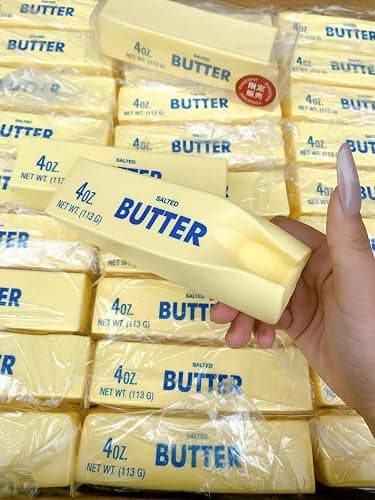 Slow Rising Squishy，Taba Squishy, Stress Balls，Stress Relief & Fidget Toys for ADHD，Party Favor Gift (Butter stick-1pcs) thumbnail 4