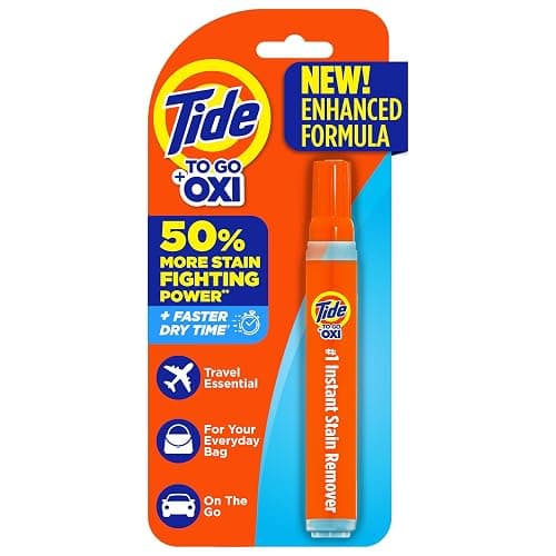 Tide To Go Instant Stain Remover, Tide Pen Stain Remover for Clothes, Instant Stain Remover Pen & Spot Cleaner, Portable & Travel-Friendly, Works on Food & Drink Stains, 1 Count Pack - Image 1