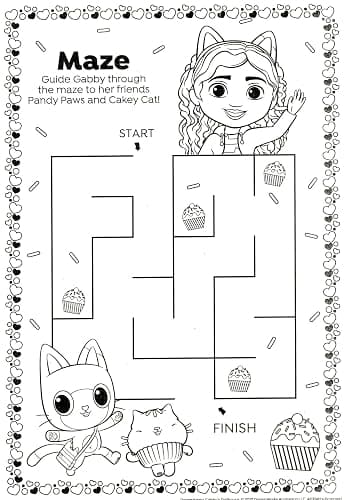 Gabby's Dollhouse Coloring Acitivty Book Set for Kids, Girls - Bundle with PlayPack, Kids Coloring Book and More thumbnail 7