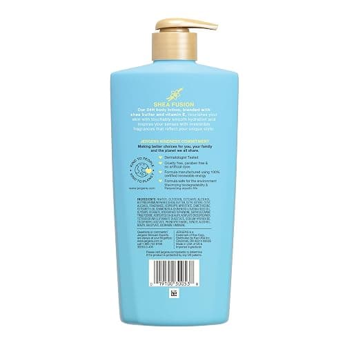 Jergens Shea Fusion Vanilla Crush Body Lotion for Dry Skin, Moisturizing Body Lotion with Shea Butter and Vitamin E, 14 fl oz thumbnail 8