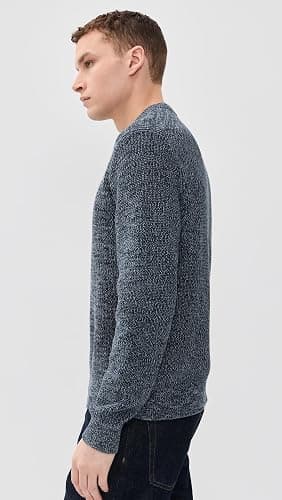 Madewell Men's Marled Cotton Shaker Stitch Crewneck Sweater thumbnail 5