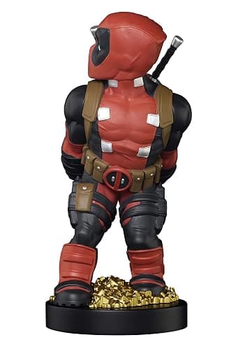 Exquisite Gaming: Marvel: Deadpool Rear View - Original Mobile Phone & Gaming Controller Holder, Device Stand, Cable Guys, Licensed Figure Red thumbnail 4