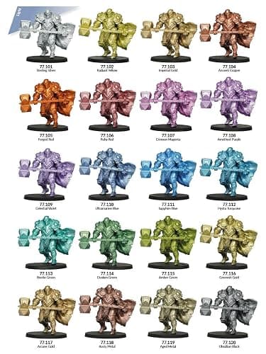Vallejo - Forged Red Airbrush | True Metallic Metal TMM | Acrylic Colors for Painting Metal Effects on Fantasy, Historical, and Wargaming Miniatures | 18 ml (0.6 fl.oz.) thumbnail 6