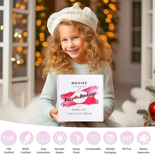 MOCIKE DIY Lip Gloss Making kit for Girl Gifts - 37 PCS DIY Lip Gloss kit Make Your Own Lip Gloss thumbnail 7
