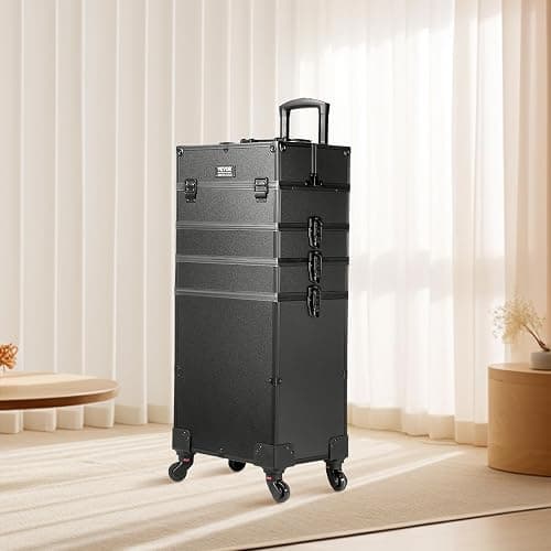 VEVOR Makeup Train Case Professional Makeup Storage Organizer Box Make Up Carrier for Women and Girls thumbnail 8