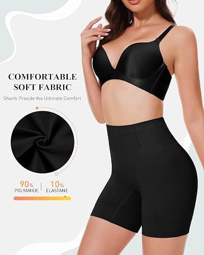 BESTENA Shapewear Shorts,Mid-Waist Body Shaper Shorts,Womens Shapewear Tummy Control,Seamless Shapewear for Under Dresses thumbnail 4