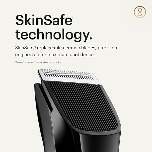 MANSCAPED® The Lawn Mower® 4.0, Electric Groin Hair Trimmer, Replaceable SkinSafe® Ceramic Blade Heads, Waterproof Wet/Dry Clippers, Rechargeable, Wireless Charging, Male Hygiene Grooming Razor thumbnail 4