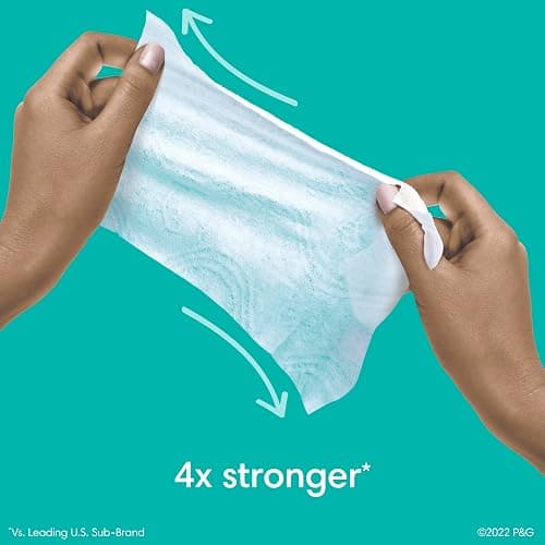 Pampers Baby Wipes, Complete Clean Baby Fresh Scented Wipe, Gently Cleans Head to Toe, 72 Total (1 Flip-Top Packs) thumbnail 5