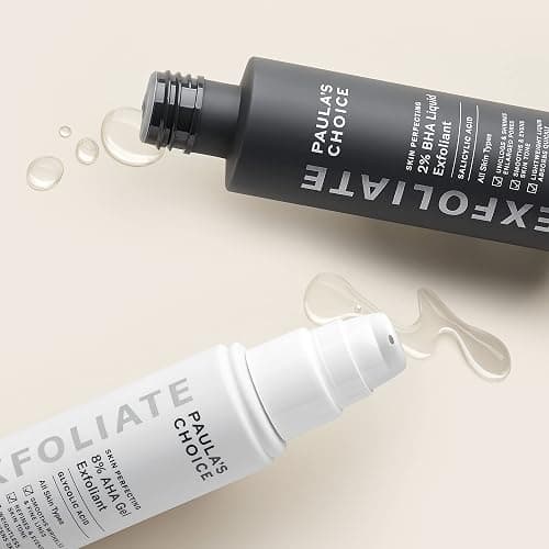 Paula's Choice SKIN PERFECTING 8% AHA Gel Exfoliant & 2% BHA Liquid Duo - Facial Exfoliants for Blackheads, Enlarged Pores, Wrinkles, and Fine Lines w/Glycolic and Salicylic Acid thumbnail 2