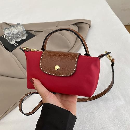 Mini Crossbody Bag for Women - Adjustable Strap Shoulder Purse, Small Spacious Tote with Zipper Pockets for Phone Wallet Keys thumbnail 3