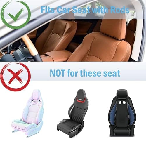 [Upgraded] Car Seat Table with Expandable Tray - Car Desk for Laptop Car Backseat Mount, Car Trays for Eating with Non-Slip Pad/Phone&Tablet Holde, Car Accessories for Writing/Laptop/Dining/Work thumbnail 4