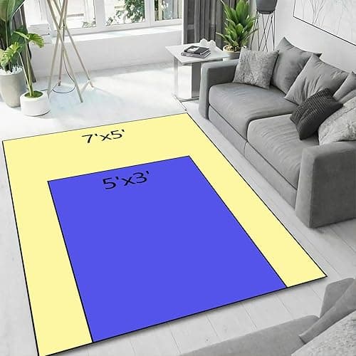 Osimiccp Baseball Rug for Bedroom 3'x5' Non Slip Sports Rug for Living Room Baseball Room Decor - 3' x 5' (Rectangular) - Baseball_1 thumbnail 3