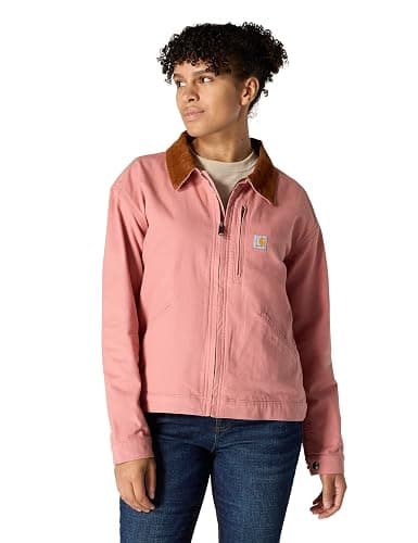 Carhartt womens Rugged Flex Loose Fit Canvas Detroit Jacket - Image 1