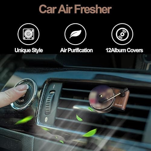 Taylo r Car Air Freshener Record Player Car Vent Clip Air Diffuser with 12pcs Refill Pads Aromatherapy Tablets for Swif t Fans Gift, Music Lovers Gifts (TS-air) thumbnail 6