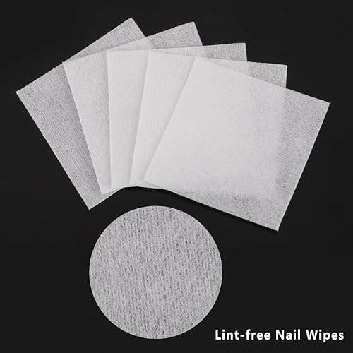 620 Pcs Non Lint Nail Wipes Cotton Pads and 20 Pcs Reusable Nail Soak Off Clips Plastic Nail Soaking Clips Toenail and Finger Gel Nail Polish Remover Wrap Tool thumbnail 3