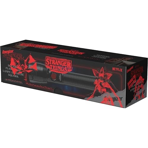 Energizer Stranger Things Squawk Retro LED Flashlight, Water Resistant and Drop Tested Camping Flashlight, Limited Edition, 250 Lumens thumbnail 10