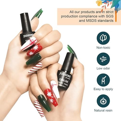 JODSONE 32 Colors Nail Polish Set With U V Light Manicure Nail Tools Nail Art Manicure Salon DIY at Home thumbnail 6