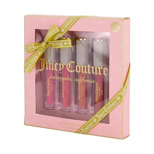 Juicy Couture 4 Pack Luxurious Lip Gloss Set – Berry, Cocoa, Clementine, & Watermelon thumbnail 2