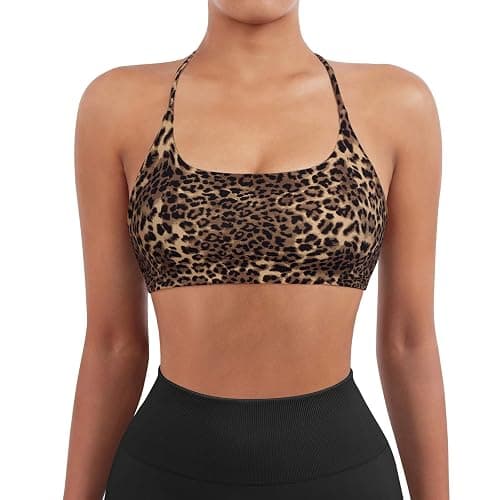 SUUKSESS Women 2 Piece Open Back Sports Bra Pack Strappy Workout Gym Yoga Crops thumbnail 4