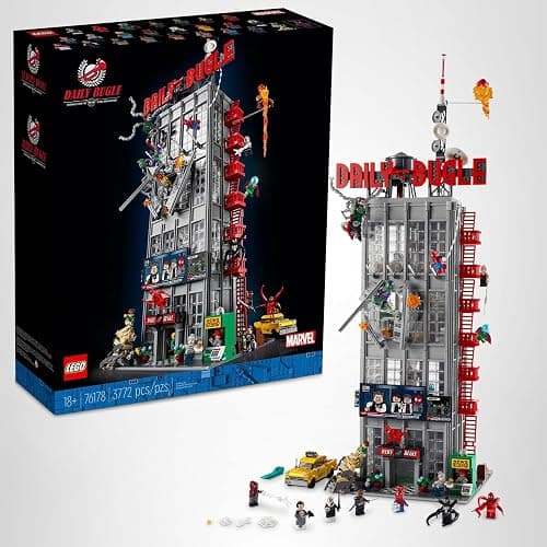 LEGO Marvel Spider-Man Daily Bugle Building Sets for Adults - Display as Office or Book Shelf Decor - Gifts for Christmas - 25 Minifigures - 76178 thumbnail 10
