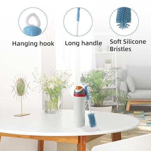 UXIETIN 3 Pack Water Bottle Cleaner Kit for owala 24oz/32oz/40oz,owala Brush and Straw Cleaner, Straw Cleaner Compatible with owala Water Bottle,owala Accessories thumbnail 4