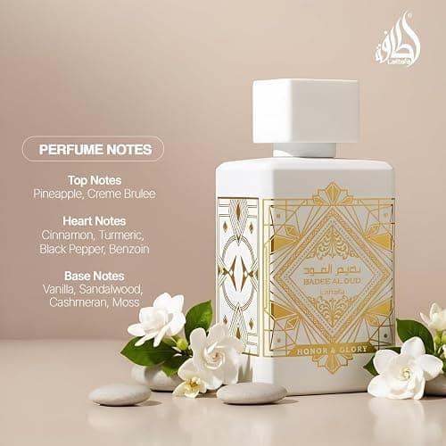 Lattafa Bade'e Al Oud Honor & Glory - Fruity, Vanilla, Warm Spicy, Woody - Eau de Parfum Long-Lasting Fragrance for Unisex, 3.40 Ounce / 100 ml thumbnail 2