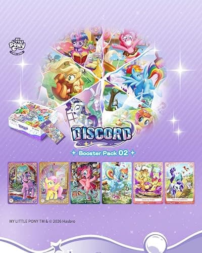 Kayou My Little Pony Trading Card Game, Discord, TCG, 20 Packs, 5 Cards/Pack, for Age 10+ thumbnail 6