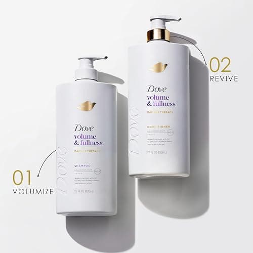 Dove Shampoo Volume & Fullness for Fine, Thin Hair with Bio-Protein Care Technology and Biotin 28 Fl Oz thumbnail 8