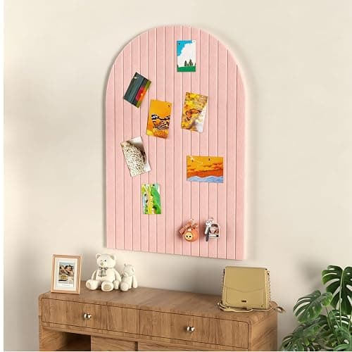 Felt Bulletin Board 35" x 24", Cork Board Alternative with 30 Push Pins | 3 Customizable Modular Decorative Felt Pin Board, Vision Board for Office Home Bedroom Wall Decor, Photo Picture Display thumbnail 7