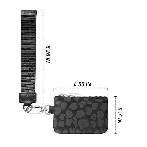Mum's Memory Mini Zip Around Wristlet Wallet for Women Dual Pouch Wristlet Portable Wallet Coin Purse Mini Women Coin Pocket thumbnail 3
