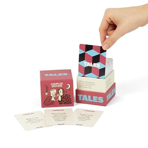 TALES 150 Conversation Starter Cards, Couples Edition, for Couples, Games for Adults, Date Night Ideas, Anniversaries, and Quality Time Together, Prompts for Deeper Connection thumbnail 7