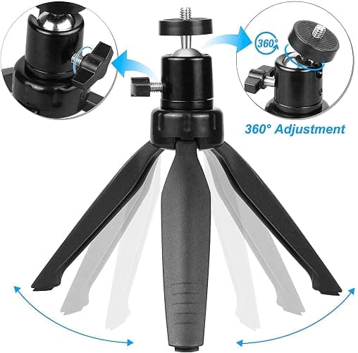 FCHO Mini Projector Tripod Mount Compatible with DR.J Upgrade, DBPOWER, Anker, AAXA Technologies, Artlii, LoongSon, APEMAN and Most Other Mini Projector thumbnail 2