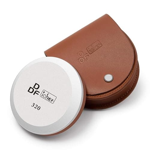 DDF IohEF Axe/Hatchet Sharpening Stone 180/320 Grit, Professional Whetstone & Tool Sharpener, Axe Sharpener with Portable Bag - Image 1