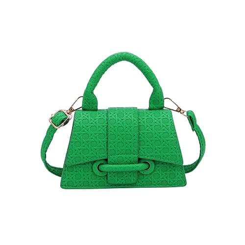 Ayliss Micro Mini Crossbody Handbag Women's Purse Clutch Cute Mini Trendy Bag Top Handle PU Leather Shoulder Bag - Image 1