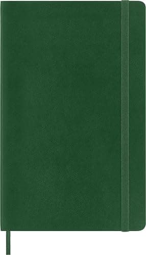 Moleskine Classic Notebook, Soft Cover, Large (5" x 8.25") Ruled/Lined, Myrtle Green, 192 Pages thumbnail 3