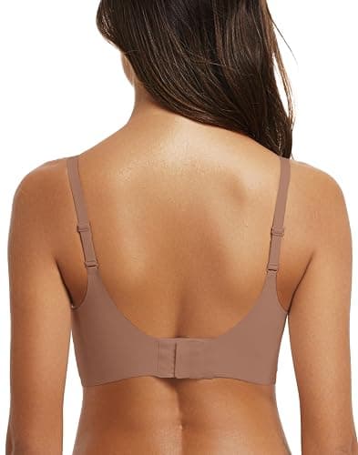 OEAK Womens Wireless Bras Comfortable Push Up Bra No Underwire Bra Full Support Lift Bralette Everyday Seamless Tshirt Bras thumbnail 7