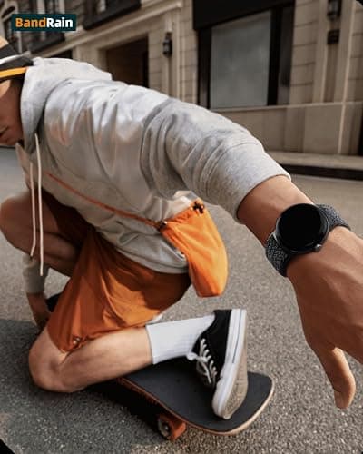 Stretchy Braided Bands for Google Pixel Watch 5/4/3/2/1 Band 41mm | Upgraded Connector, Elastic Nylon Breathable Sport Straps for Women Men thumbnail 6