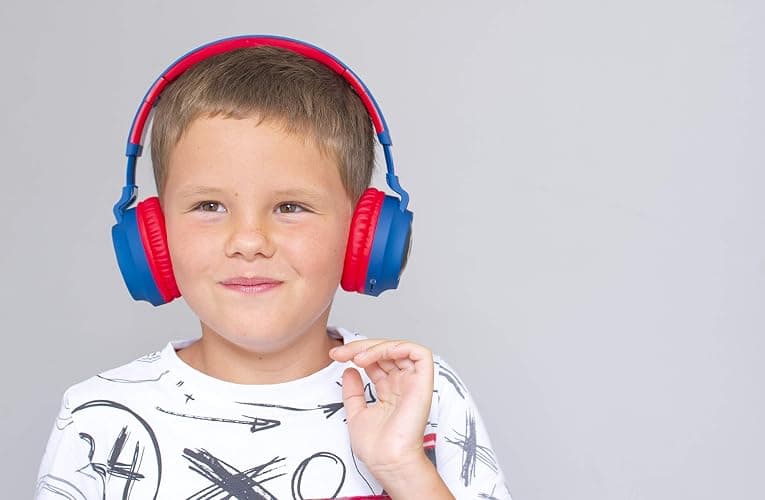 Headphones for Kids, PowerLocus Bluetooth Headphones, Kid Headphone Over-Ear with LED Lights, Foldable Headphones with Microphone,Volume Limited, Wireless and Wired Headphone for Phones,Tablets,PC,TV thumbnail 4