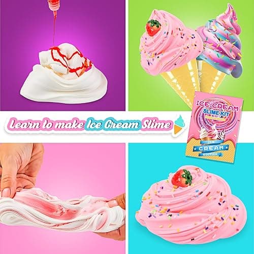 Slime Kit, decked DIY Slime Kit for Girls Age 6-12 Butter Slime Toys for Girls 7-10 Art Crafts for Kids 6-8 Birthday Gifts for Kids Stress Relief Kids Toys Girls thumbnail 5