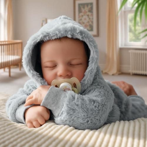BABESIDE Lifelike Reborn Baby Dolls Silicone Full Body Boys - 17-Inch Real Baby Feeling Realistic-Newborn Baby Doll Full Body Vinyl Real Life Baby Dolls with Toy & Gift Box for Kids thumbnail 8