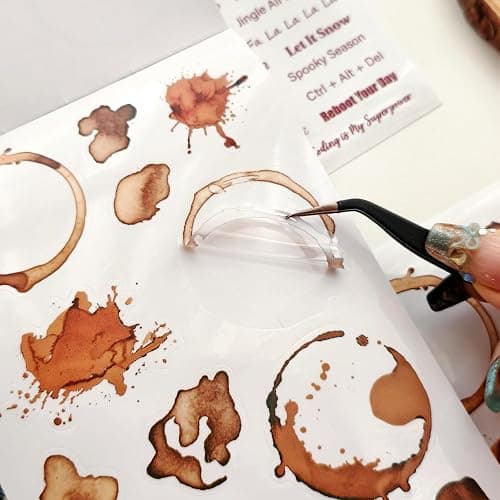 ZHIJIANHZ Transparent PET Quote Stickers, 48 Sheets 1100+ Pcs Scrapbook Supplies, Word Stickers for Journaling, Vision Board, Card Making, Junk Journal thumbnail 6