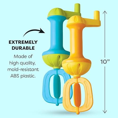 HABA Kids Bubble Bath Whisk 2 Pack - Bath Toys for Sensory Play, Motor Skill Development, Water Play and Bath Time Fun thumbnail 4