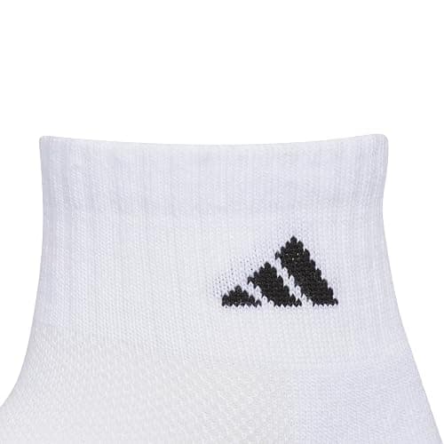 adidas Kids Cushioned Quarter Ankle Socks for Boys and Girls (6 Pairs) Durable & Comfortable thumbnail 5