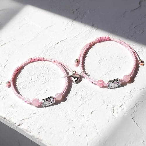 AKSESORIS Cute Bracelets Set for Couples Friendship Matching, Valentine's Day Gifts for Gf and Bf Soulmate, Matching Gifts for Husband And Wife Wedding Anniversary thumbnail 2