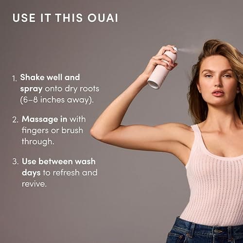 OUAI Super Dry Shampoo - Travel Size - Melrose Place (2 Oz) | Volumizing Dry Shampoo, Absorbs Oil, Dirt & Sweat, Blends Seamlessly with Zero Residue, Long-Lasting Scent thumbnail 7